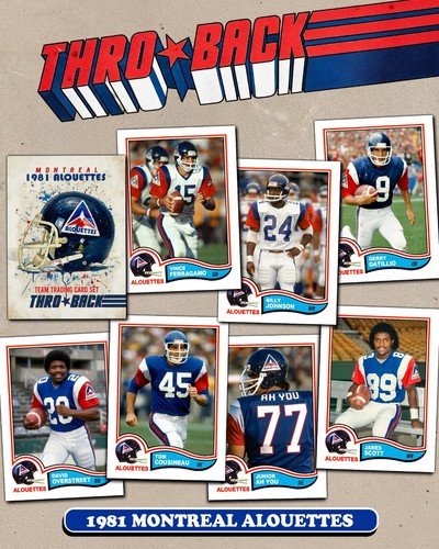 Throback custom football 1982 - throback,