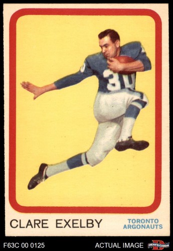 1963 topps cfl clare - 1963,